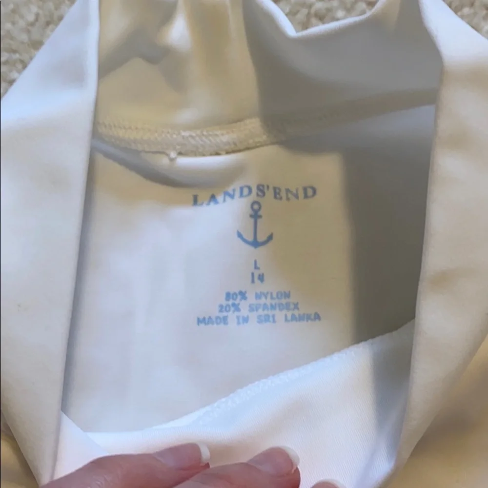 NWT lands end UPF 50 swim shirt